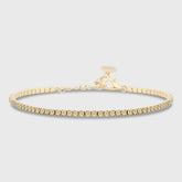 Tennis Armkette Citrin Mini - Gold