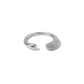 Open Zirkonia Ring - Silber