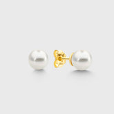 Pearl Balls L Stud - Gold