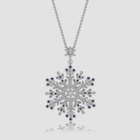 Snowflake Ice Halskette - Silber